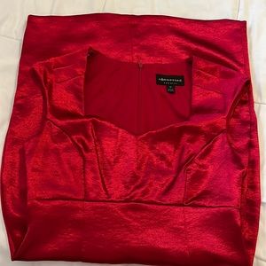 Beautiful red dress from connected apparel, soft and light